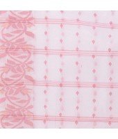 DESH BIDESH Women`s Traditional Pure Handloom Cotton Saree Flower Floral Woven Designer Without Blouse Piece(White)